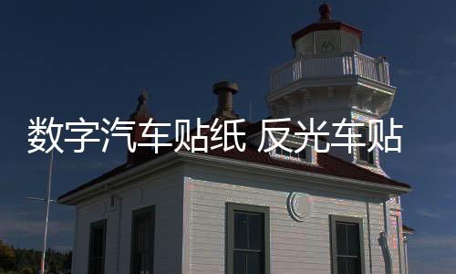 数字汽车贴纸 反光车贴 侧门贴车身贴改装 个性定制数字可改