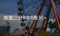库里三分8中8轰30+10 勇士大胜76人回西部第九